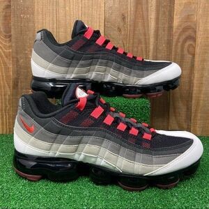 NEW Nike AJ7292-101 Vapormax 95 OG Comet Hot Red Granite Running Shoes Size 9.5